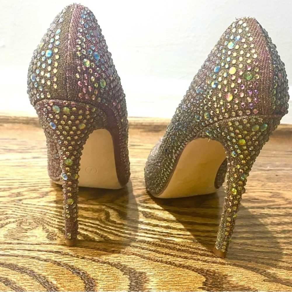 Vigo Fiore Iridescent Rhinestone‎ Size 7 - Picture 4 of 5